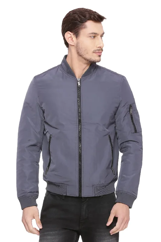 Jackets For Casual Wear-Comfort Fit Quilted Poly Fill Jacket