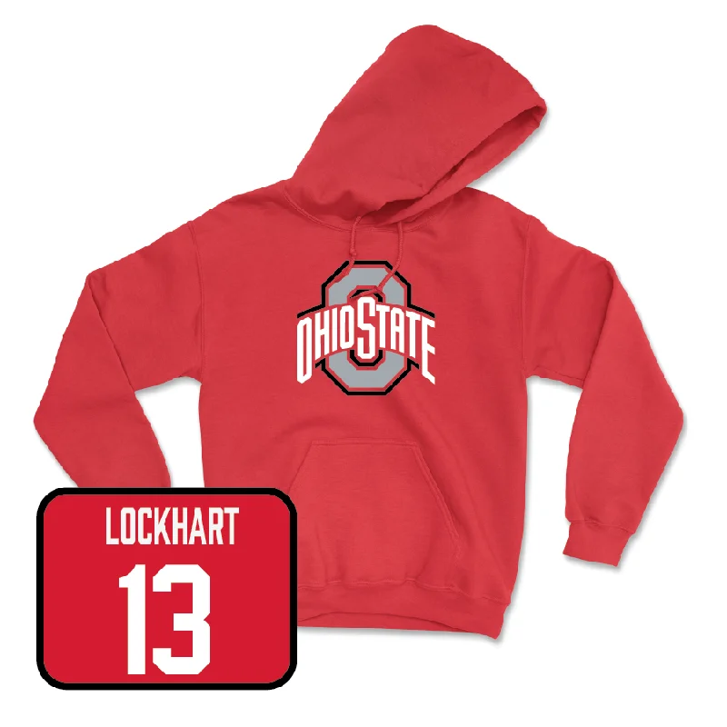 Hoodie For Ranchers-Red Football Team Hoodie   - Miles Lockhart