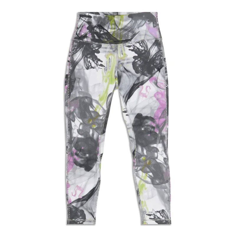 Pants For Music Festivals-Throwback Print lululemon Align™ High-Rise Pant - Resale