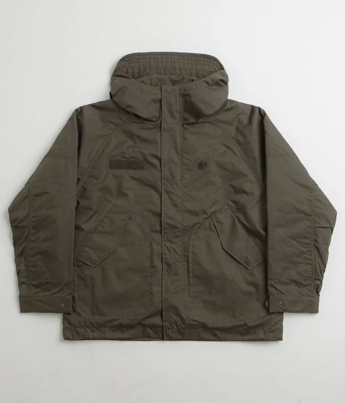 Jackets With Belted Waist-Polar Walter Army Jacket - Army Green