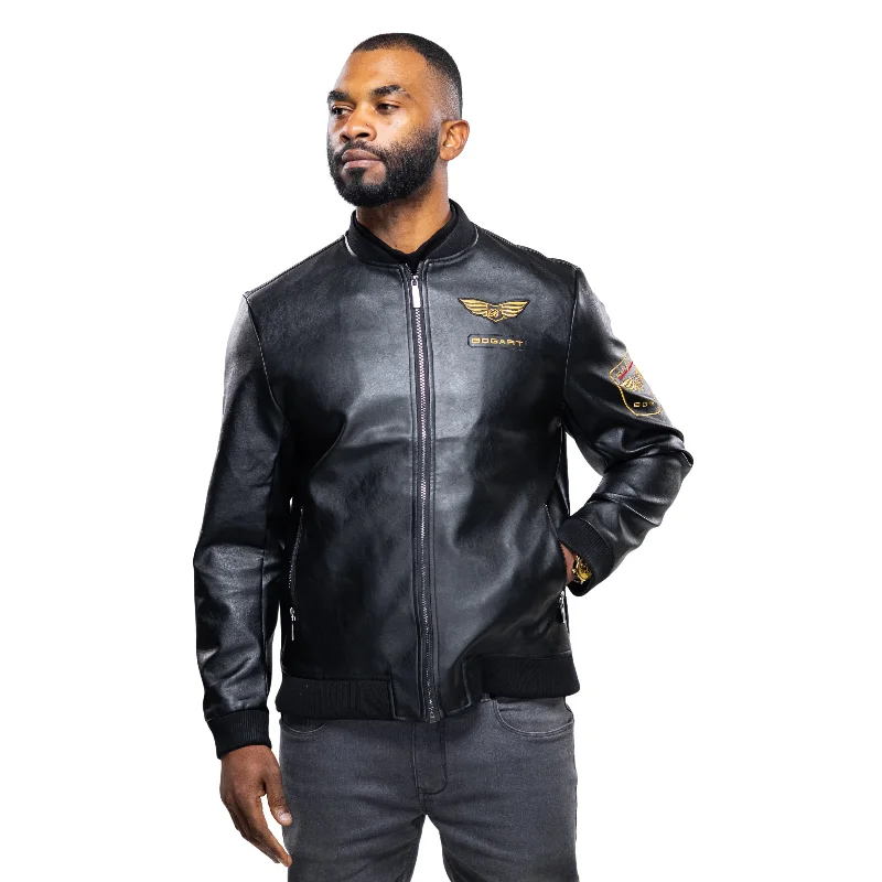 Jackets For Running-Bogart Man Gold Collection Bomber Jacket