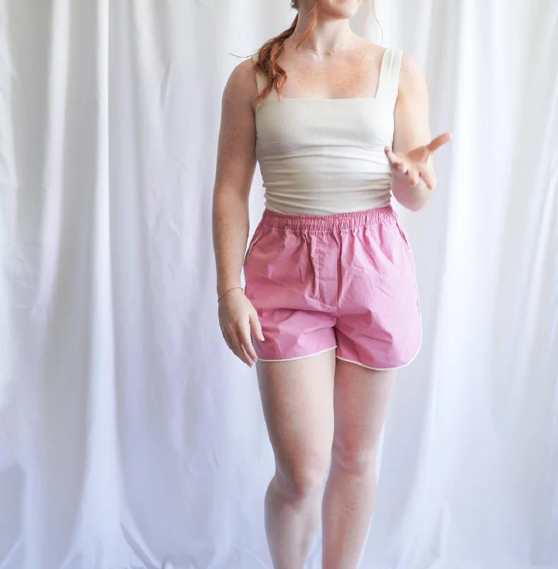 Shorts For Teachers-Tennis Shorts In Pink