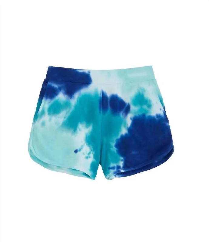 Shorts For Golf-Women's Dolphin Shorts In Baja Blue Multi