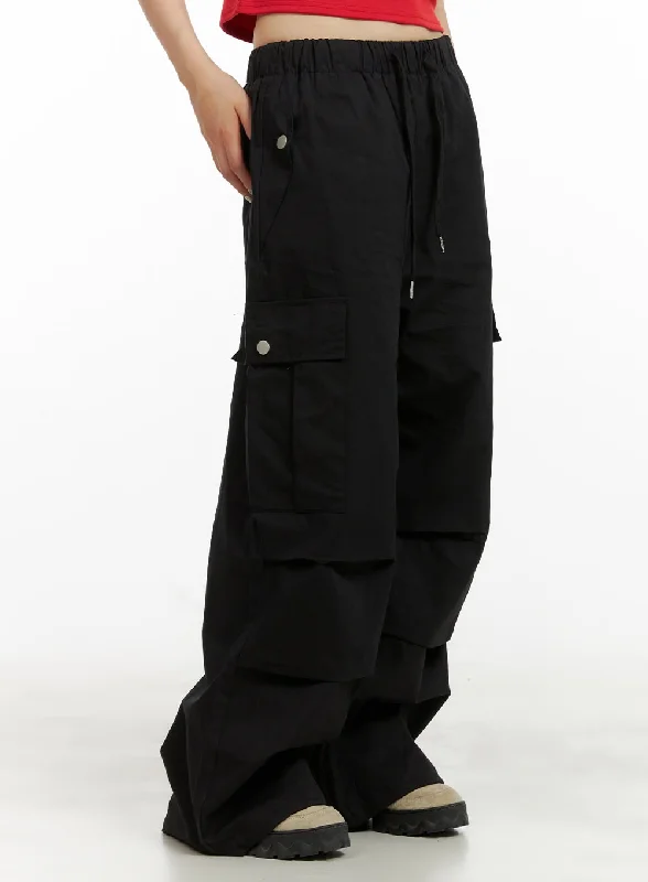 Pants For Men-Cargo Wide Leg Pants CU424