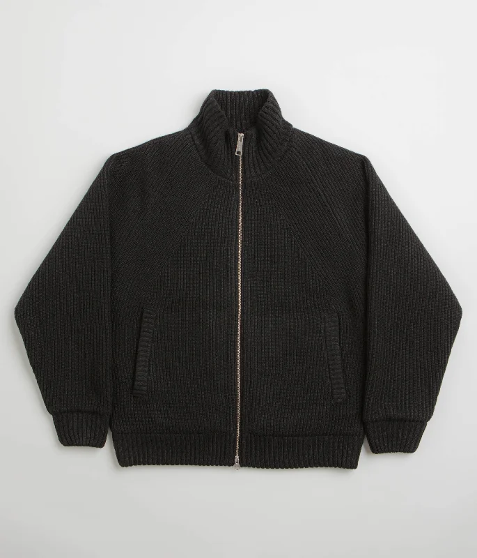 Jackets For Hiking-Carhartt Banley Sweater Jacket - Black