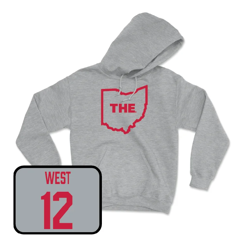 Hoodie For Firefighters-Sport Grey Football The Hoodie  - Bryce West