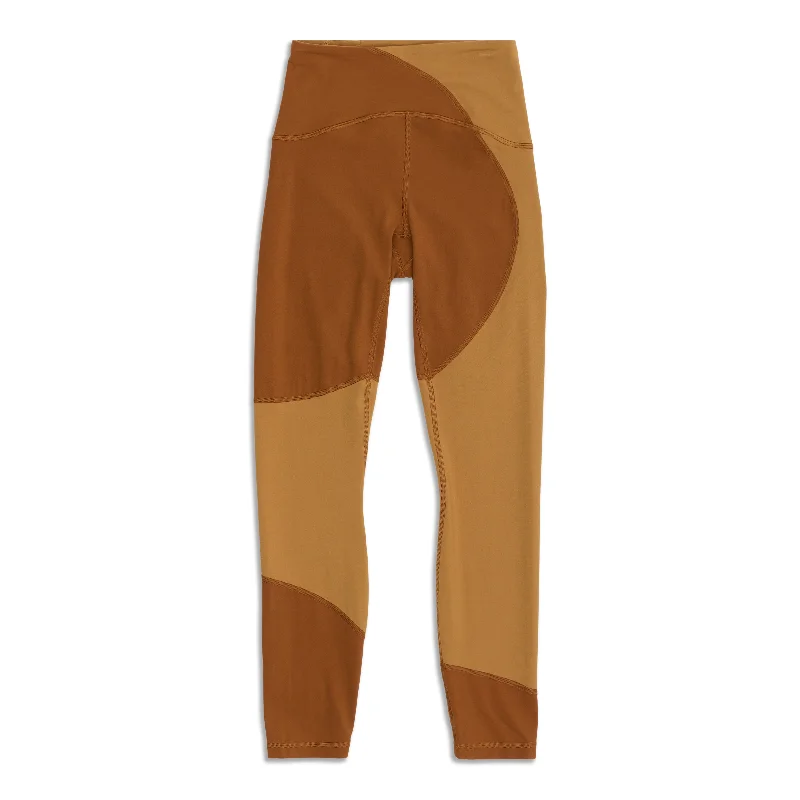 Pants With Quick-Dry Fabric-Colour Block High-Rise Tight - Resale