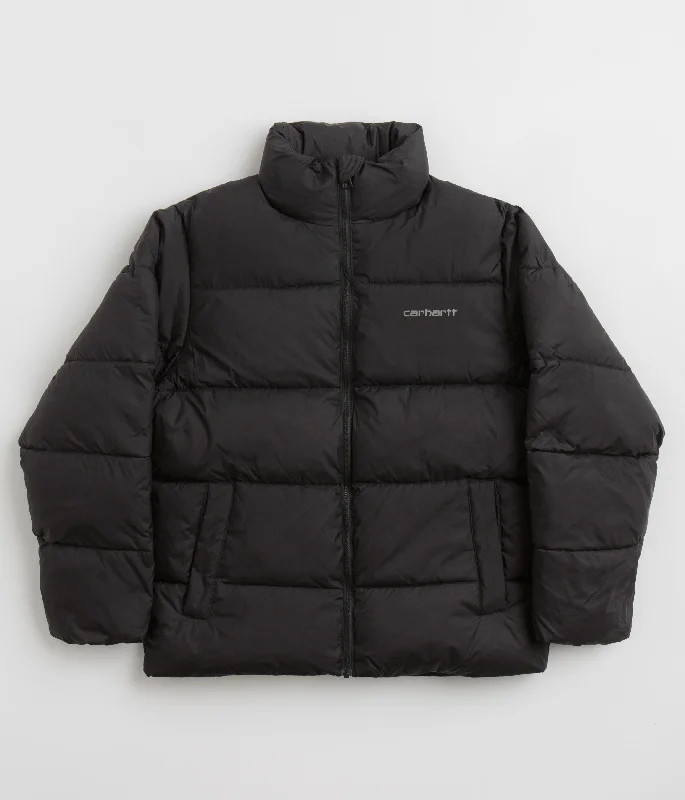 Jackets For Waiters-Carhartt Springfield Jacket - Black / Misty Grey