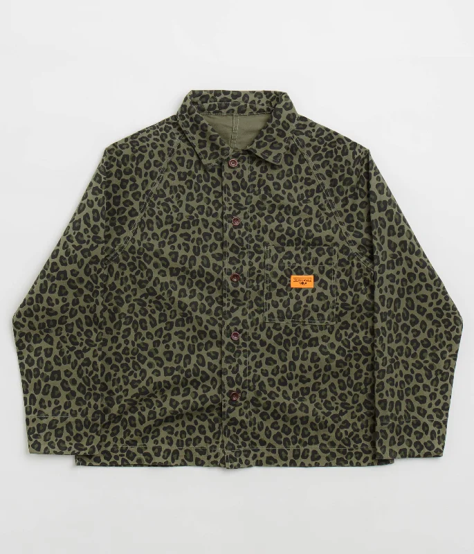 Jackets With All-Weather Protection-Service Works Leopard FOH Jacket - Green