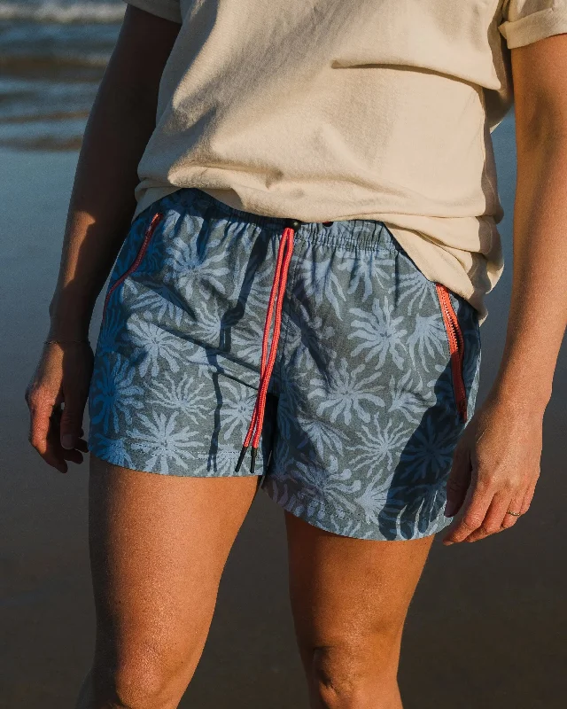 Shorts With Cotton Fabric-Way Out All Purpose Short - Seaweed Blue Steel