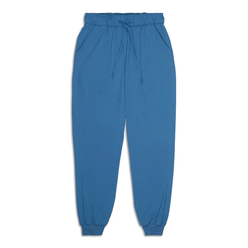 Pants With Quick-Dry Fabric-Stretch High-Rise Jogger - Resale