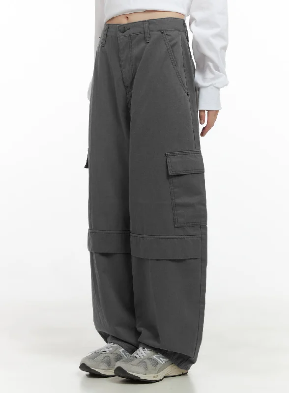 Pants For Cycling-Relaxed Fit Cargo Pants CS410