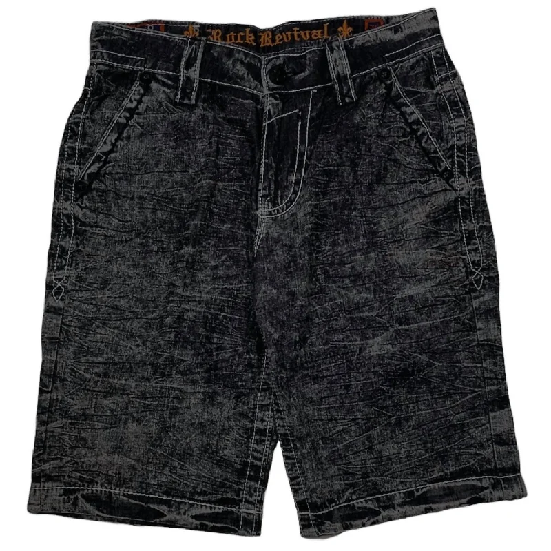 Shorts For Soccer-Men's Denim Short In Acid Wash