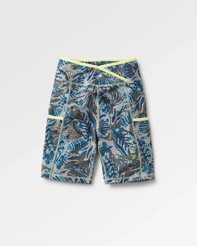 Shorts For Mountaineering-Mantra Recycled Active Short - Abstract Seaweed Pistachio