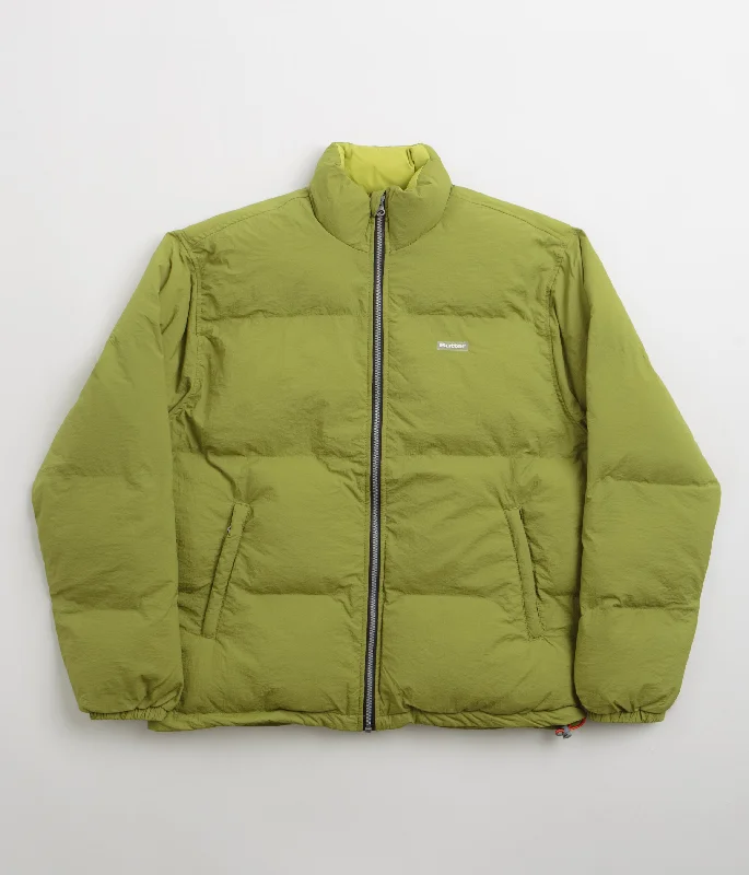 Jackets With Fleece Lining-Butter Goods Endure Puffer Jacket - Matcha