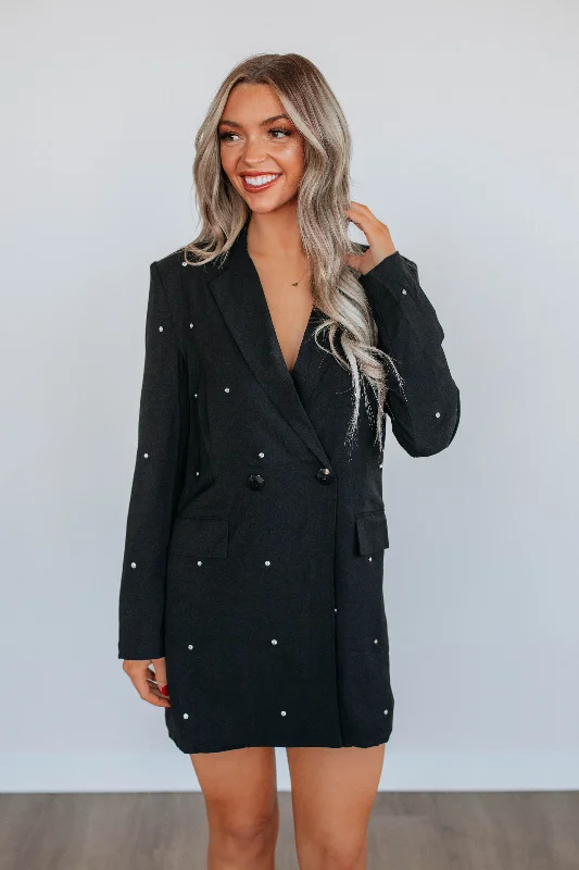 Jackets For Truck Drivers-Vita Blazer Dress