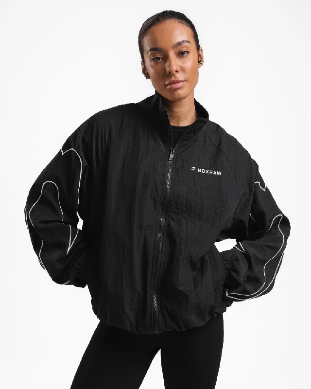 Jackets For Golf-Tunero Track Jacket - Black