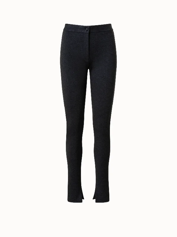 Pants With Animal Prints-Stretch Jersey Leggings