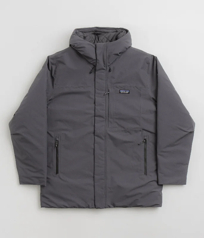 Jackets With Hard Shell Protection-Patagonia Windshadow Parka - Forge Grey