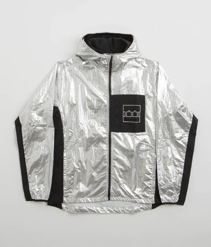 Jackets For Vintage Look-The Trilogy Tapes Lightweight Jacket - Silver