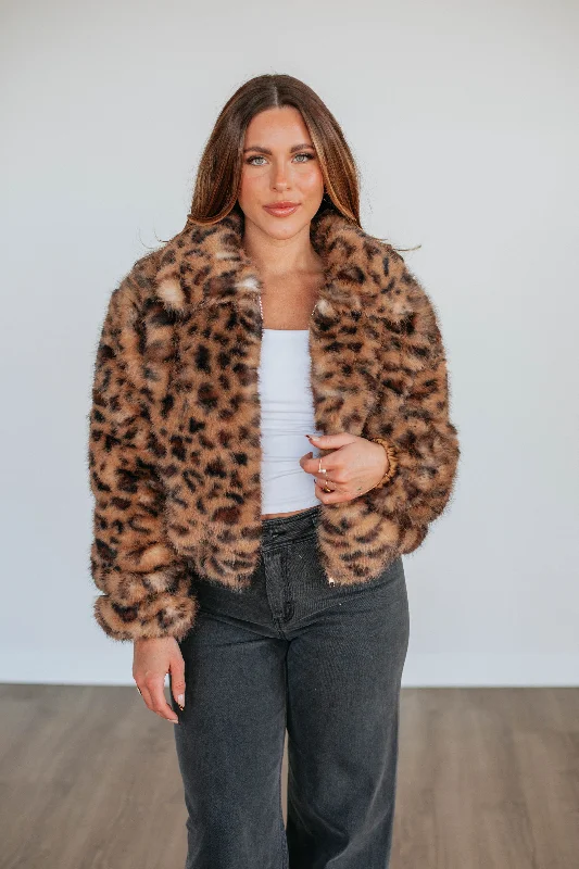 Jackets For Electricians-Chevelle Faux Fur Jacket