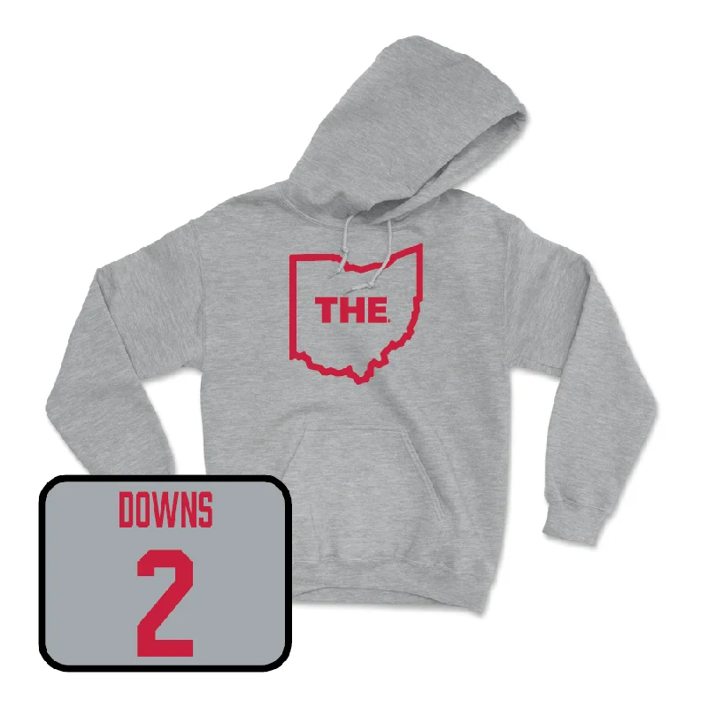 Hoodie For Doctors-Sport Grey Football The Hoodie   - Caleb Downs