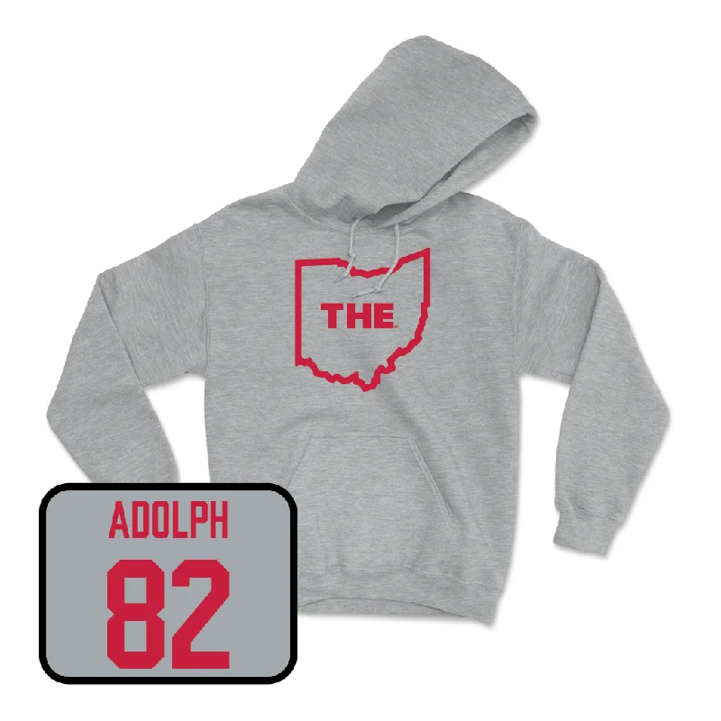 Hoodie For Truck Drivers-Sport Grey Football The Hoodie - David Adolph