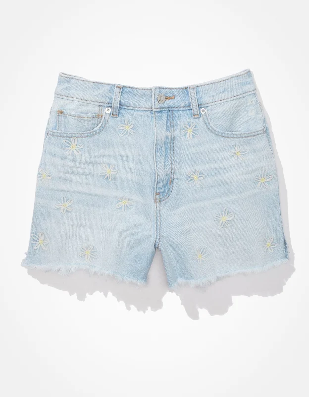 Shorts For Surfing-AE Denim Mom Shorts