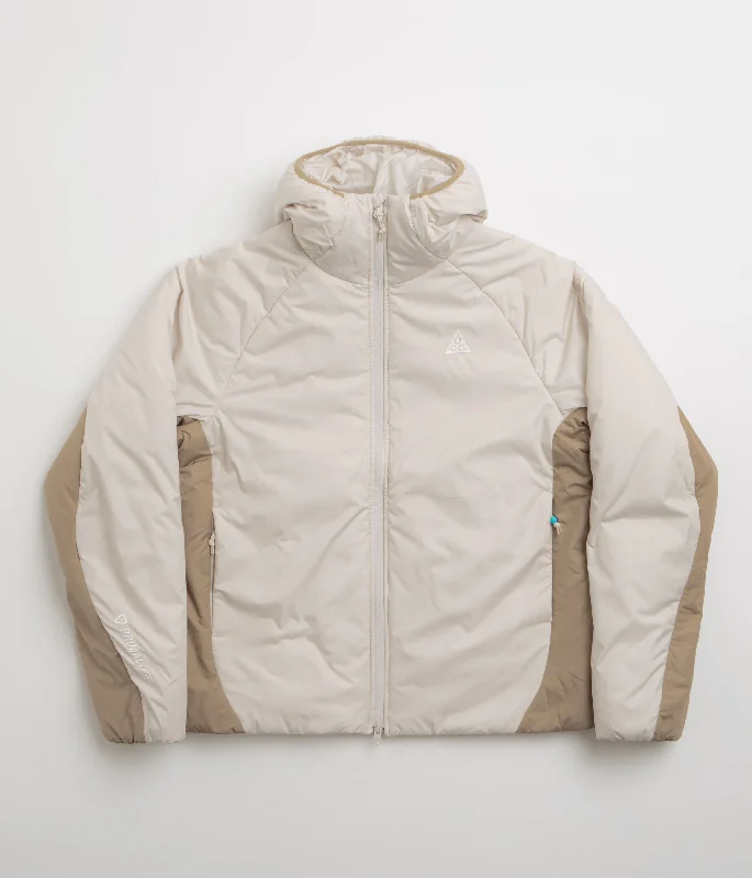 Jackets For Waiters-Nike ACG Rope De Dope PrimaLoft Jacket - Light Orewood Brown / Khaki / Summit White