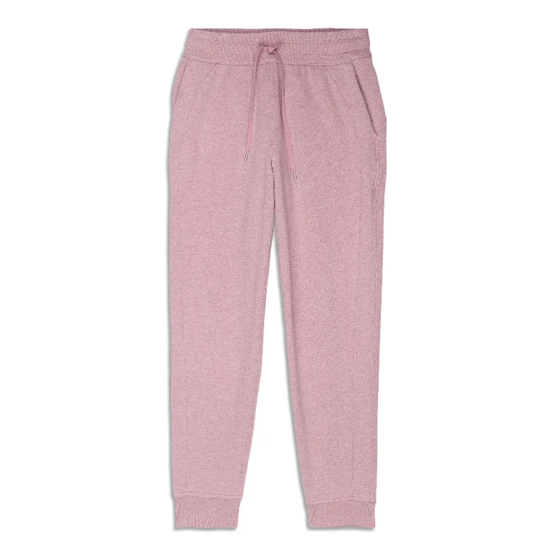 Pants With Button Closure-Scuba High-Rise Jogger - Resale