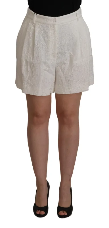 Shorts For Streetwear-Dolce & Gabbana Elegant High Waist  Culotte Women's Shorts