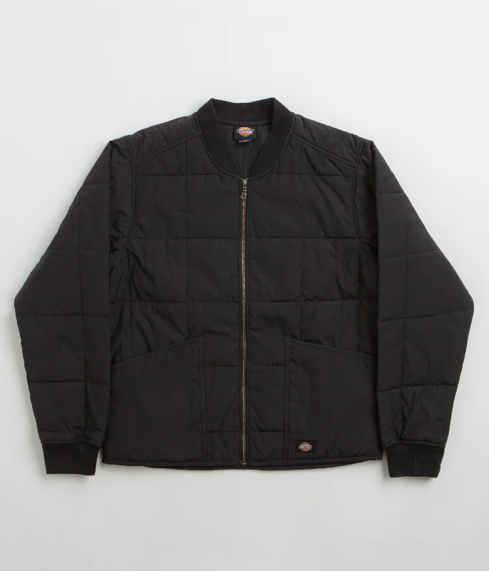 Jackets With Pockets-Dickies Gardiner Liner Jacket - Black