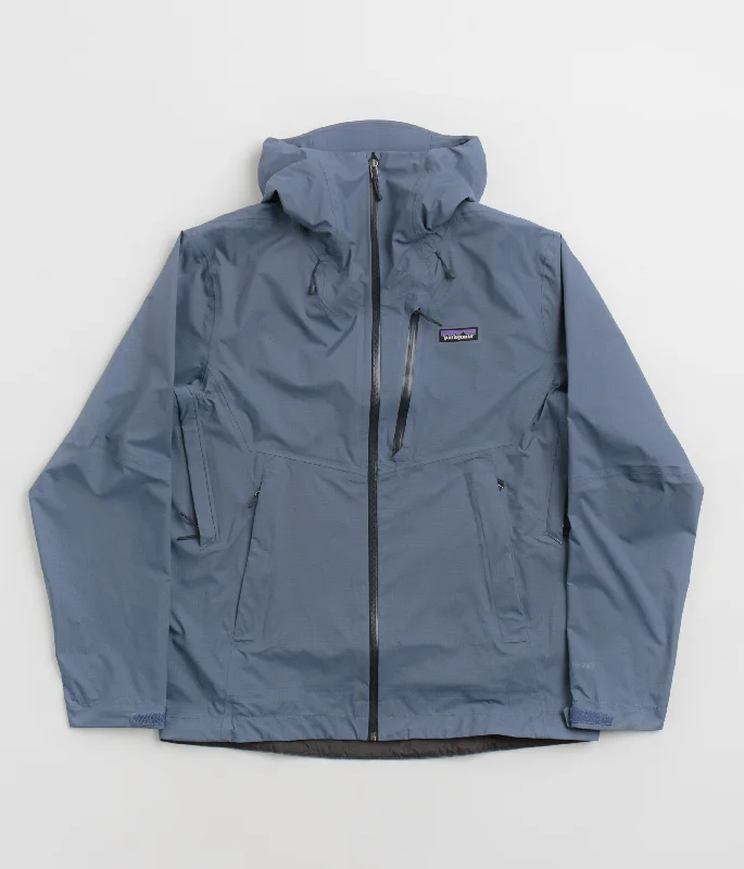 Jackets For Waiters-Patagonia Granite Crest Rain Jacket - Utility Blue