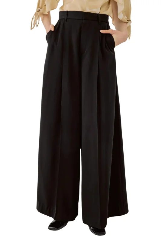 Pants For Doctors-Carol Wide Cropped Pants