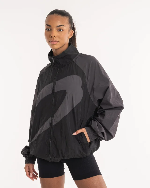 Jackets For Camping-Walker Track Jacket - Triple Black