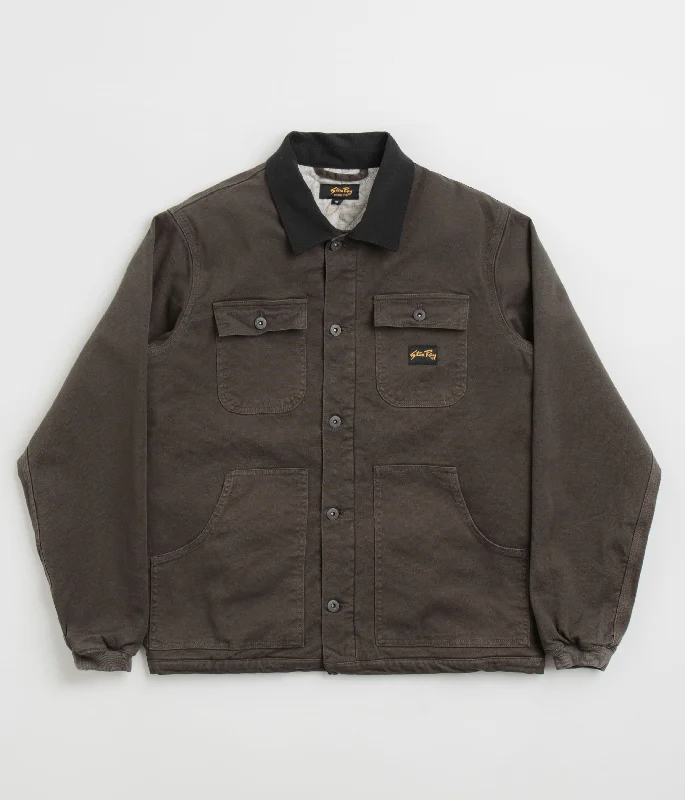 Jackets For Construction Workers-Stan Ray Pork Chop Jacket - Charcoal Duck