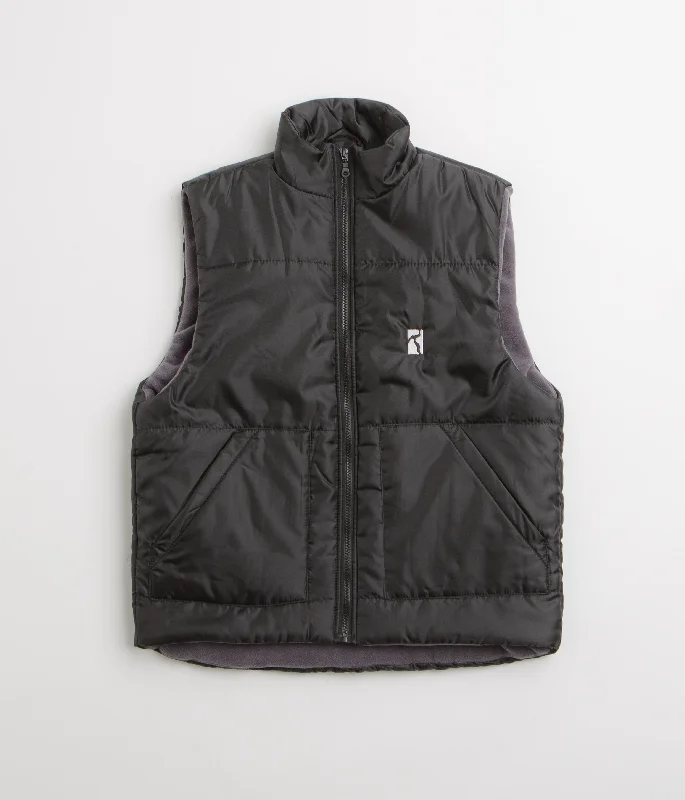 Jackets For Doctors-Poetic Collective Puffer Vest - Black