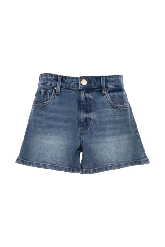 Shorts For Postpartum Recovery-Jane High Rise Short In Distinguished