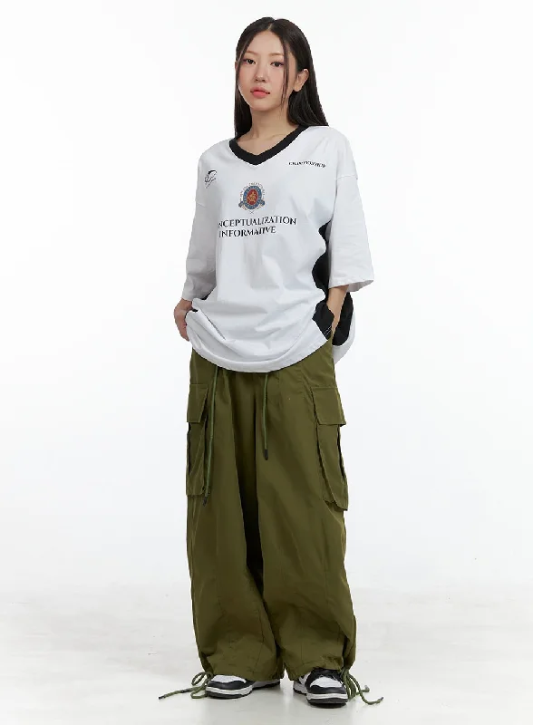 Pants For Concerts-Baggy Cargo Pants OL408