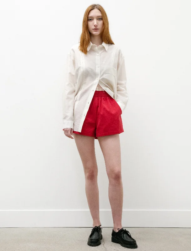 Shorts With Wide Leg-Shorty Shorts Sunny Dried Canvas Red