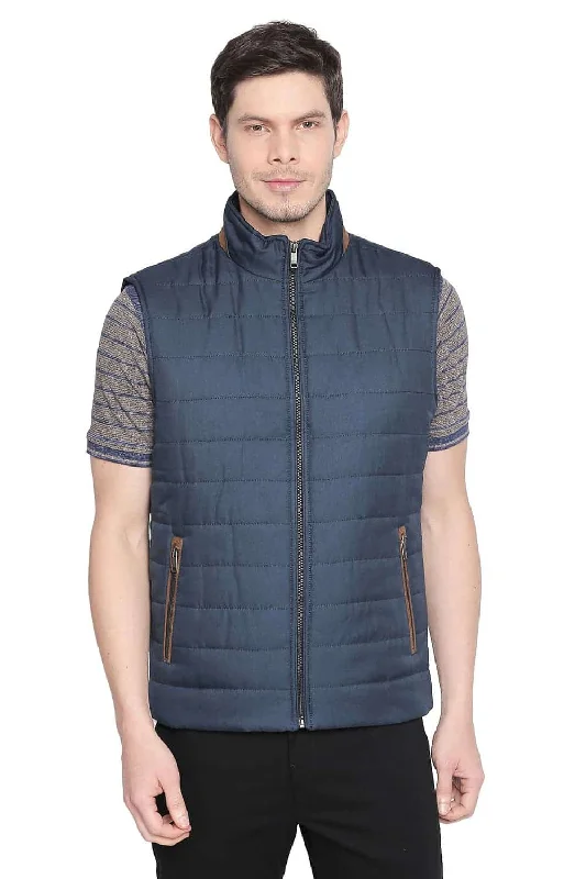 Jackets With Luxury Fabric-Comfort Fit Sleeve Less Poly Fill Jacket