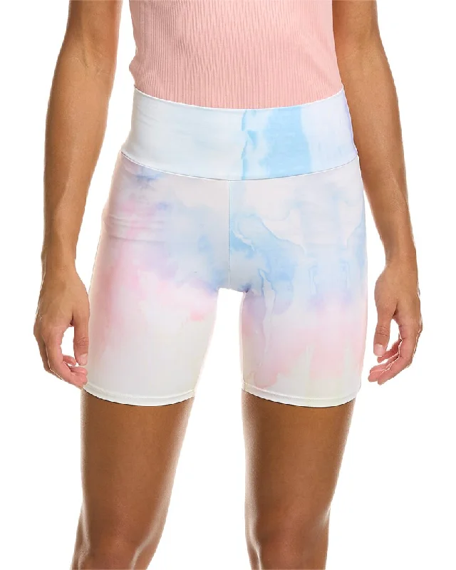 Shorts With Abstract Print-Sol Angeles Bike Short