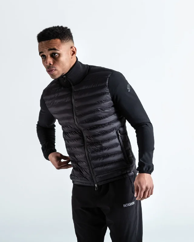 Jackets With Single-Breasted Style-Tapia Jacket - Black