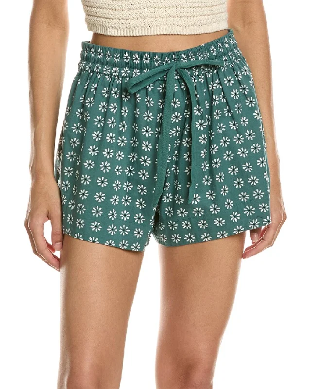 Shorts For Plus Size Women-THE GREAT The Bonfire Short