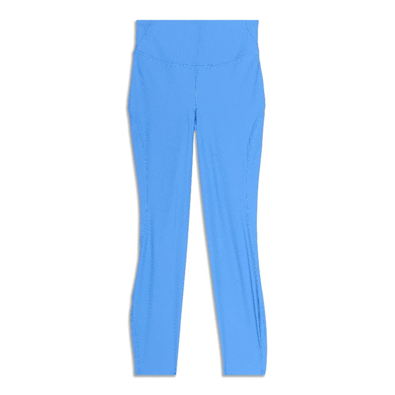 Pants With Straight Leg-Base Pace High-Rise Ribbed Tight - Resale