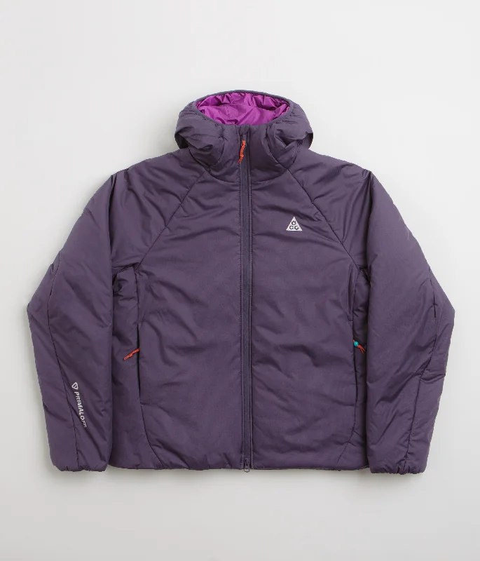 Jackets With Cartoon Characters-Nike ACG Rope De Dope PrimaLoft Jacket - Dark Raisin / Dark Raisin / Summit White