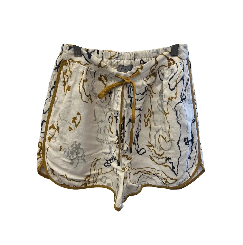 Shorts For Waiters-Women's Izabella Shorts In White Marble