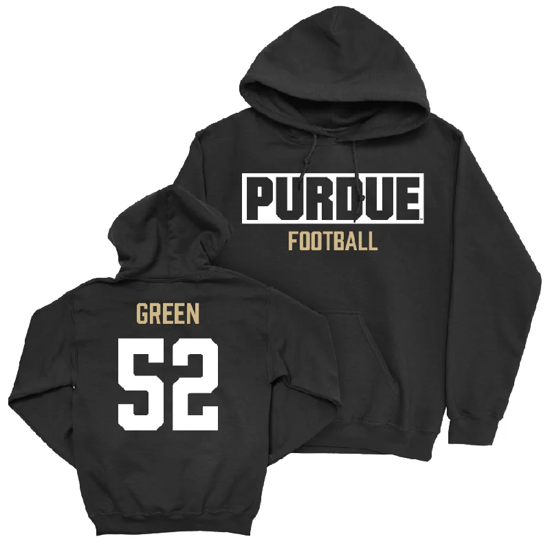 Hoodie With Vintage Look-Football Black Staple Hoodie  - Roderick Green