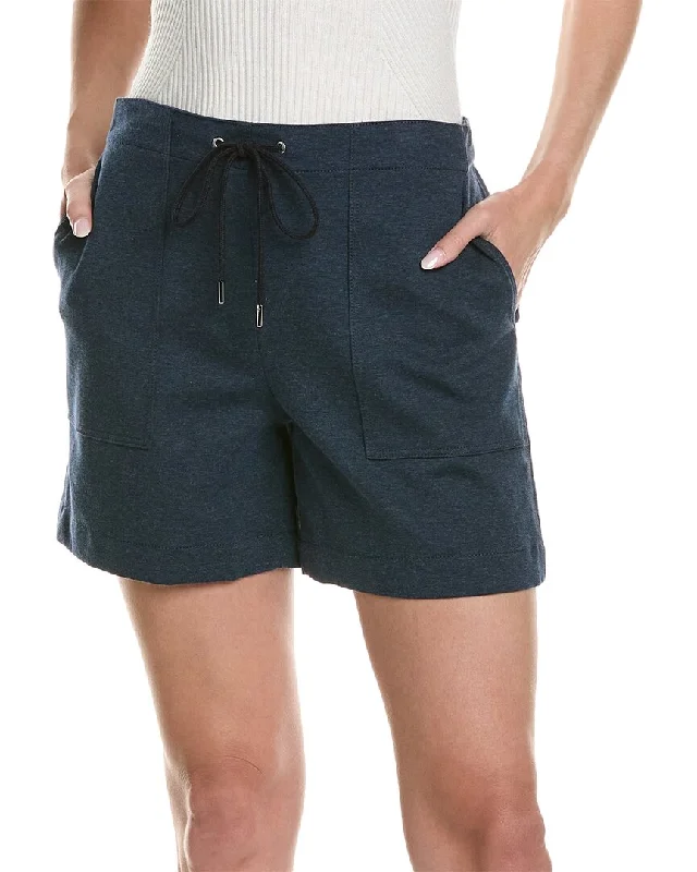 Shorts For Petite Fit-Theory Drawcord Short