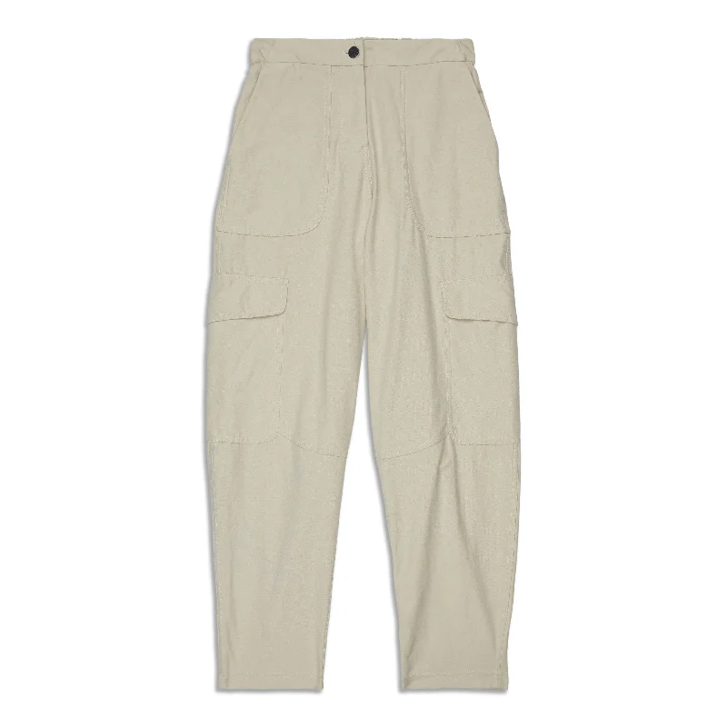 Pants For Postpartum Recovery-Light Cargo Pocket High-Rise Pant - Resale